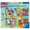 Puzzle dla dzieci 2D 4w1 Disney Stitch