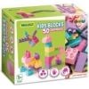 Kids Blocks klocki różowo-fioletowe 50el
