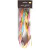 Druty chenille kolorowe pastel 50cm 10szt