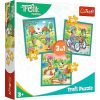 Puzzle 3w1 Poznaj Trefliki TREFL