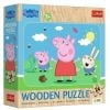 Puzzle drewniane 24 Poznaj uroczą Peppę TREFL