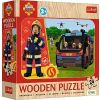 Puzzle drewniane 24 Niesamowity Strażak TREFL