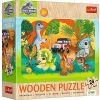 Puzzle drewniane 24 Poznaj dinozaury TREFL