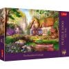 Puzzle 1000 Urocza chatka w lesie TREFL