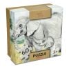Puzzle 60el Słonie