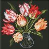 Diamentowa mozaika bez ramy - Eleganckie tulipany