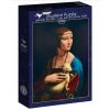 Puzzle 1000 Dama z łasiczką Leonardo da Vinci 1489