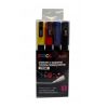 Markery plakatowe PC-3M 4 kolory POSCA UNI