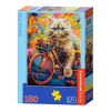 Puzzle 180 Kitten's Floral Ride CASTOR