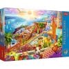 Puzzle 1000 Z wizytą na Santorini TREFL