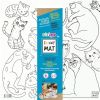 Mata biała Koty Funny Mat STRIGO