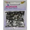 Mozaika kamyczki brokatowe 5x5mm szary