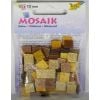 Mozaika kamyczki brokatowe 10x10mm brązowy