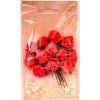 Różyczki z pianki czerwone 2cm 12szt