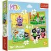 Puzzle 4w1 Poznaj Milo i jego przyjaciół TREFL