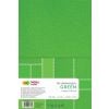 Filc dekoracyjny zielony 10szt HAPPY COLOR