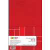 Filc dekoracyjny czerwony 5szt HAPPY COLOR