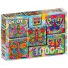 Puzzle 1000 Kolorowe motyle