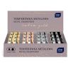 Temperówka podwójna metal Satin Gold (24szt)