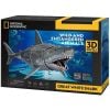 Puzzle 3d National Geographic Żarłacz Biały