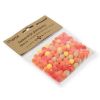 Dekoracje pompony 1cm mix pomarańczowy 120szt