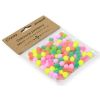 Dekoracje pompony 1cm fluo mix kolorów 120szt