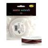 Drut stalowy 0.3mm duża szpula 100mb bordowy