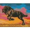 Diamentowa mozaika - Majestatyczny mustang 40x50cm