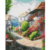 Diamentowa mozaika - Miasto nad morzem 40x50cm