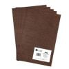 Filc poliestrowy A4 brown 5szt