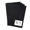 Filc poliestrowy A4 black 5szt