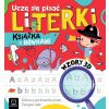 Uczę się pisać literki Książka z rowkami Wzory 3D