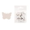 Dekoracja drewniana 12szt Motyl duży