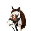Hobby Horse Skippi. Koń na kiju gniado-srokaty