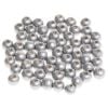 Koraliki drewniane do nawlekania srebrne 10mm 60sz