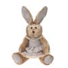 Królik Mellin w szarej sukience 25cm
