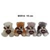 Miś z sercem 15cm MIX
