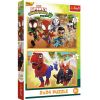 Puzzle 2x24 Spidey i dinozaury TREFL