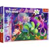 Puzzle 100 Smok Diplodok i przyjaciele TREFL