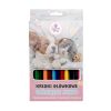 Kredki trójkątne jumbo The sweet pets 12 kolorów