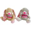 Zajączek baby z grzechotką 18cm MIX