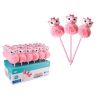 Długopis z pomponem 1.0mm Świnki (24szt)