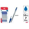 Długopis niebieski 1.0mm 7szt