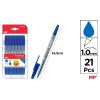 Długopis niebieski 1.0mm 21szt