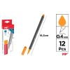 Cienkopis 0.4mm pomarańczowy (12szt)