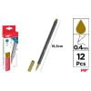 Cienkopis 0.4mm złoty (12szt)