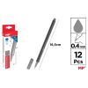 Cienkopis 0.4mm srebrny (12szt)