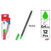 Cienkopis 0.4mm zielone jabłuszko (12szt)