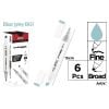 Marker Chromax z 2 końcówk. blue grey BG1 (6szt)