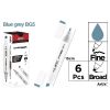 Marker Chromax z 2 końcówk. blue grey BG5 (6szt)